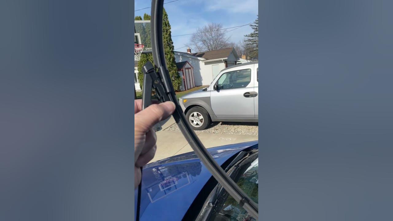 How to replace the Front wiper blade on a 2017 Ford Escape in half a