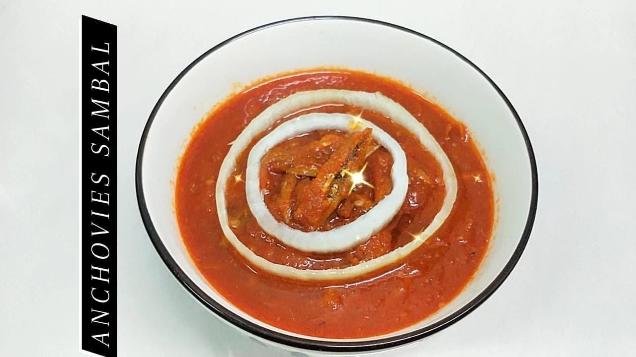 Malaysian Anchovies Sambal 🌶️ I Malasian Food (Ingredients List