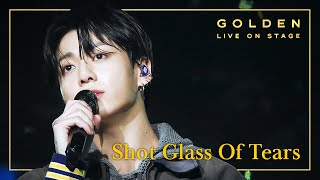 [4K]  Jung Kook 'Shot Glass Of Tears'   |   정국 쇼케이스 GOLDEN LIVE ON STAGE 🎫