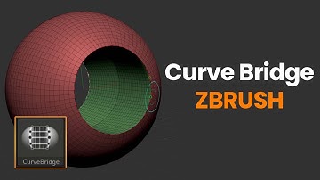 Curve Bridge Brush in ZBrush
