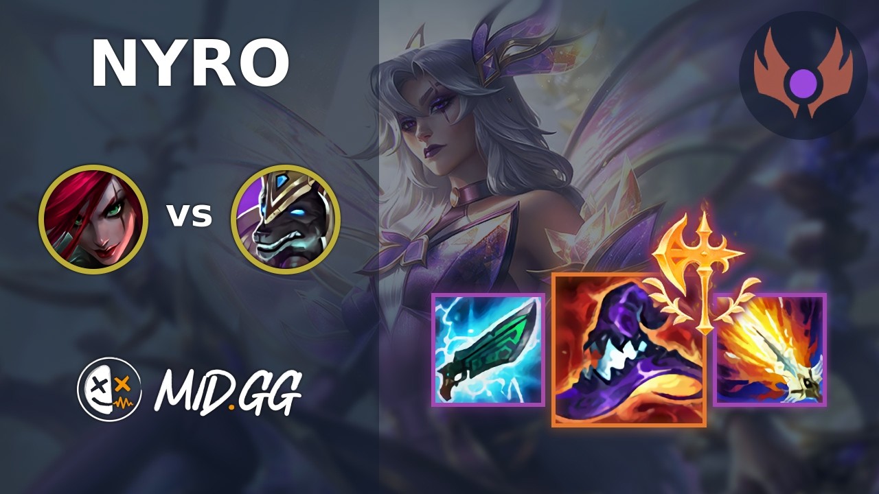 MID.GG: [ Nyro ] Katarina MID vs Nasus | EUW MASTER | LOL Season 2026