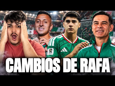 RAFA MARQUEZ OBLIGADO A HACER CAMBIOS CONTRA USA Y TIENE CLARO QUIENES JUGARÁN 😱