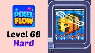 Pixel Flow Level 68 Hard Gameplay