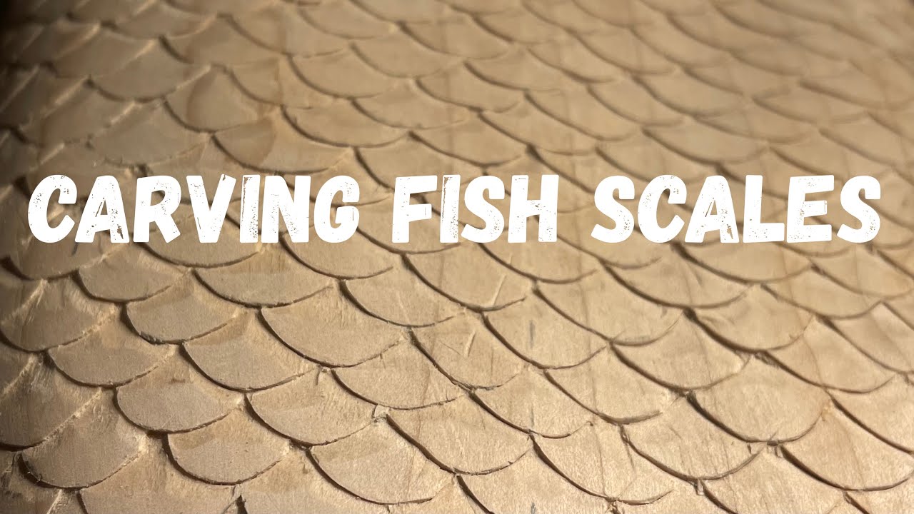 How to Carve Realistic Scales with a knife 