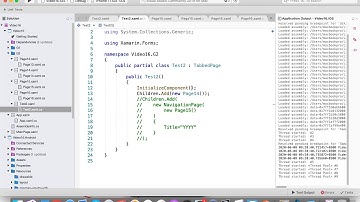 ٠١٩ شرح  Xamarin Forms باللغة العربية : TabbedPage ( اضافة )