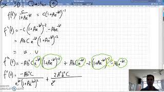 2nd derivative of logistic function 2