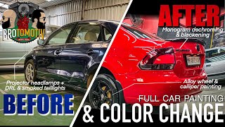 7 year old car Full Repaint | Vento TO Ferrari Red | Full Process explained | Hindi | Brotomotiv