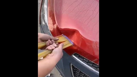 como sacar un golpe a tu vehículo sin necesidad de ser experto