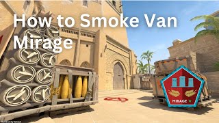 How to smoke van on Mirage! (Easy lineup)