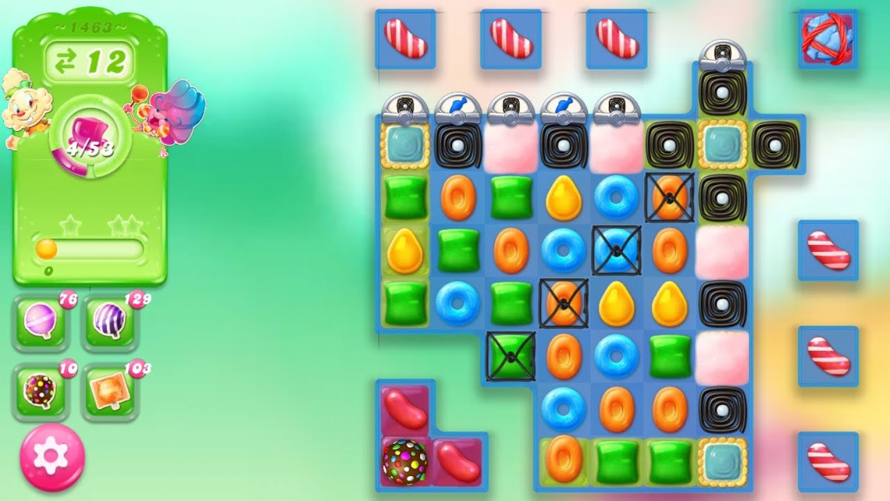 Candy Crush Jelly Saga level 1463 - YouTube