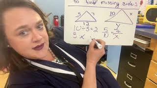 Using Scale Factor to find missing sides