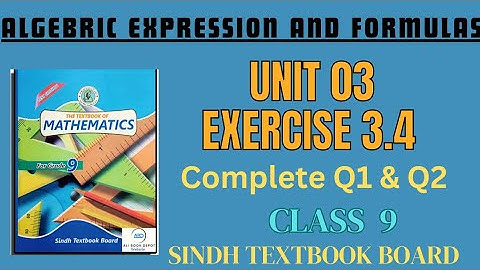 Exercise 3.4 Q1and Q2 parts|class9 maths|sindh/karachi board new mathametics book @mathsbymissnisha