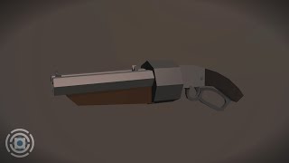 Blender Low Poly Weapon | TF2 | Scout Timelapse