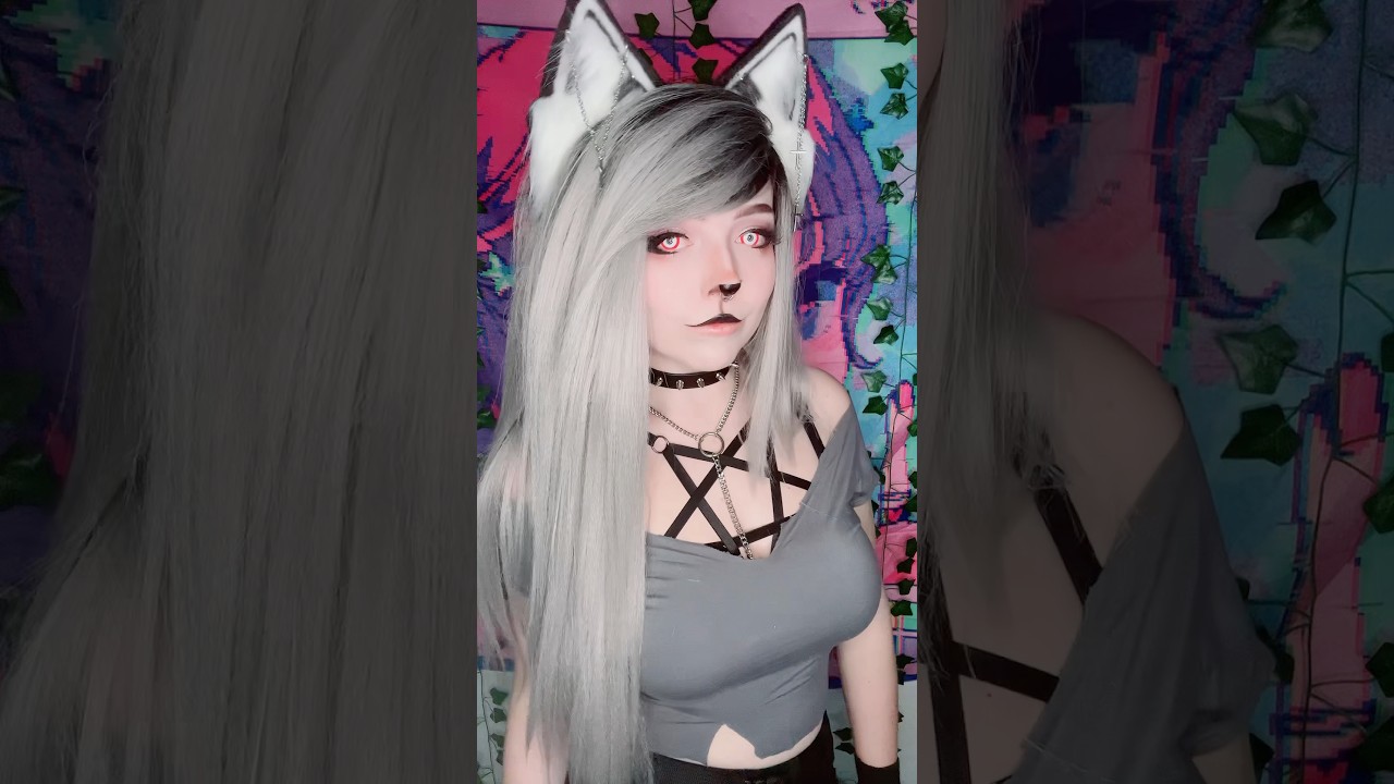 Loona! 🐺🖤 #cosplay #helluvaboss #loona #cosplaygirl #egirl #makeup #hazbinhotel