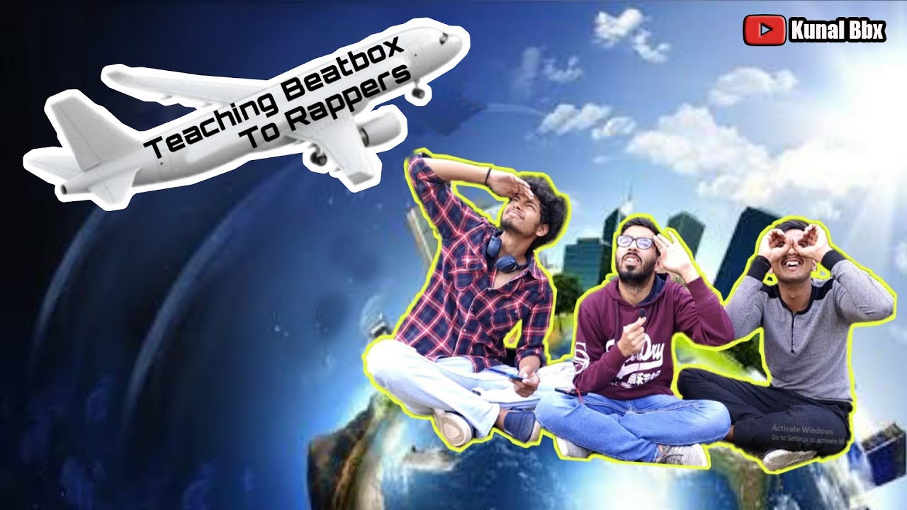 Teaching Beatbox To Rappers||Rapper Monu||V Desi||Kunal Bbx||Funniest ...