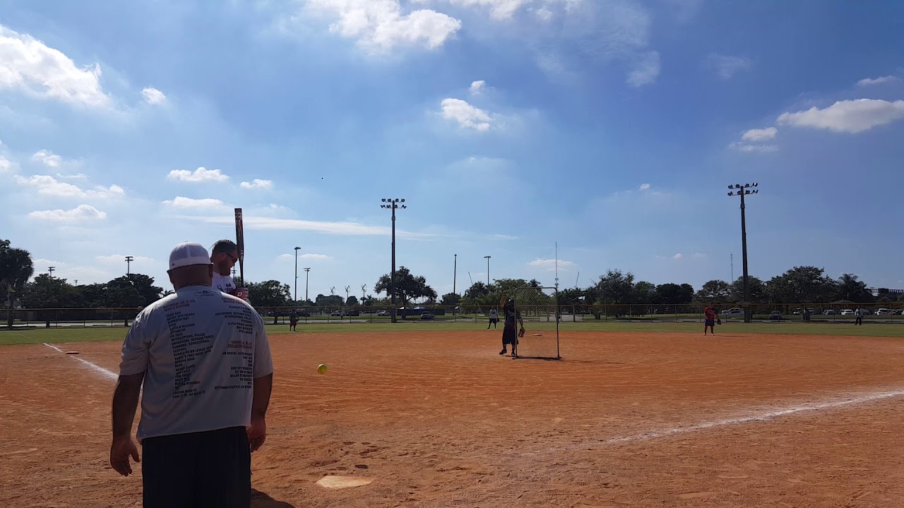 Toys for Tots softball tournament home run 4 YouTube