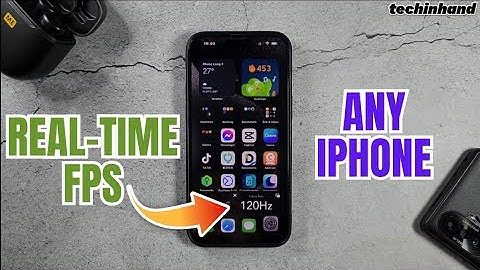 How To Show Real-Time FPS On Any iPhone | Tech in Hand