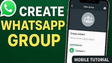 How to Create a WhatsApp Group on Mobile | Step-by-Step Guide for Android & iPhone