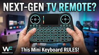 🎮✨ The ONLY Remote You'll Ever Need! | Wireless Mini Keyboard#Gadgets #WirelessKeyboard#MiniKeyboard
