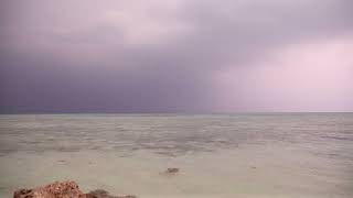 مشاهد مهيبه لبروق سحابة شاطيء البريكه جنوب #ينبع فجر الأربعاء ٢٢ جماد أول ١٤٤٥ للهجرة