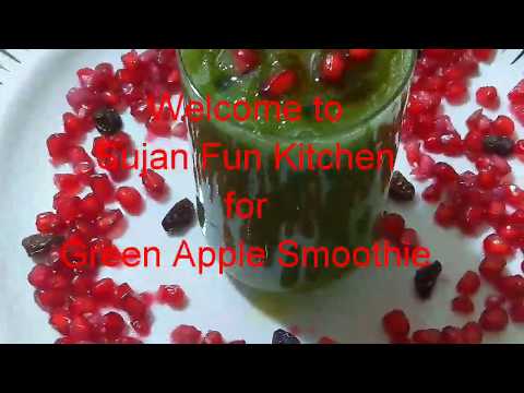 first-green-apple-recipe-of-the-year-2020,-green-apple-smoothie!how-to-make-green-apple-smoothie!