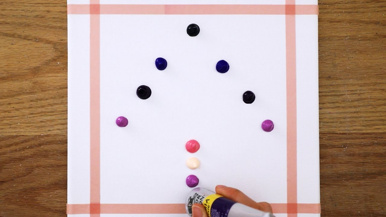 Пейзажная живопись Аврора | Пошаговая картина акрилом #217