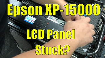 Epson XP-15000 LCD Panel Stuck! - Hinge Gear Repair