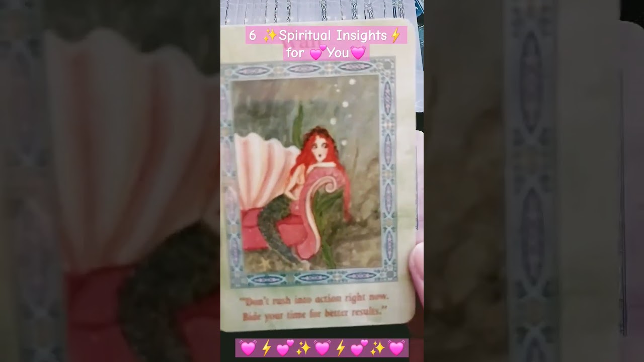 6️⃣ Spiritual Insights Meant for You✨️ Magical Mermaids & Dolphins Oracle Card 