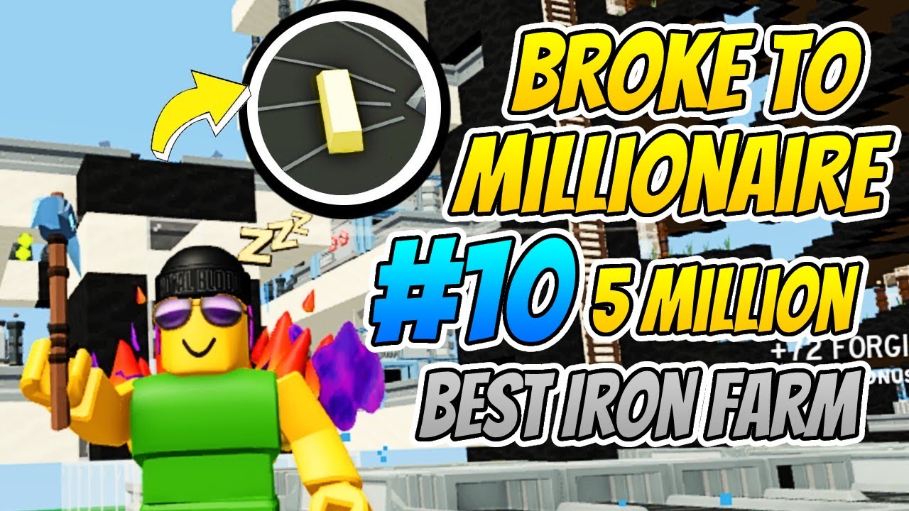 Roblox Island Broke To Millionaire #10 |5 Million Coins & Auto Iron Farm|