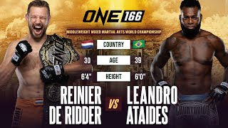 Heated MMA Collision 🔥 Reinier De Ridder vs. Leandro Ataides