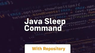 java sleep command