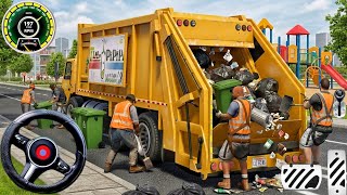 Garbage Trash Truck Realistic Simulator 2026: City Road Garbage Dumper Truck Game! Android GamePlay screenshot 5