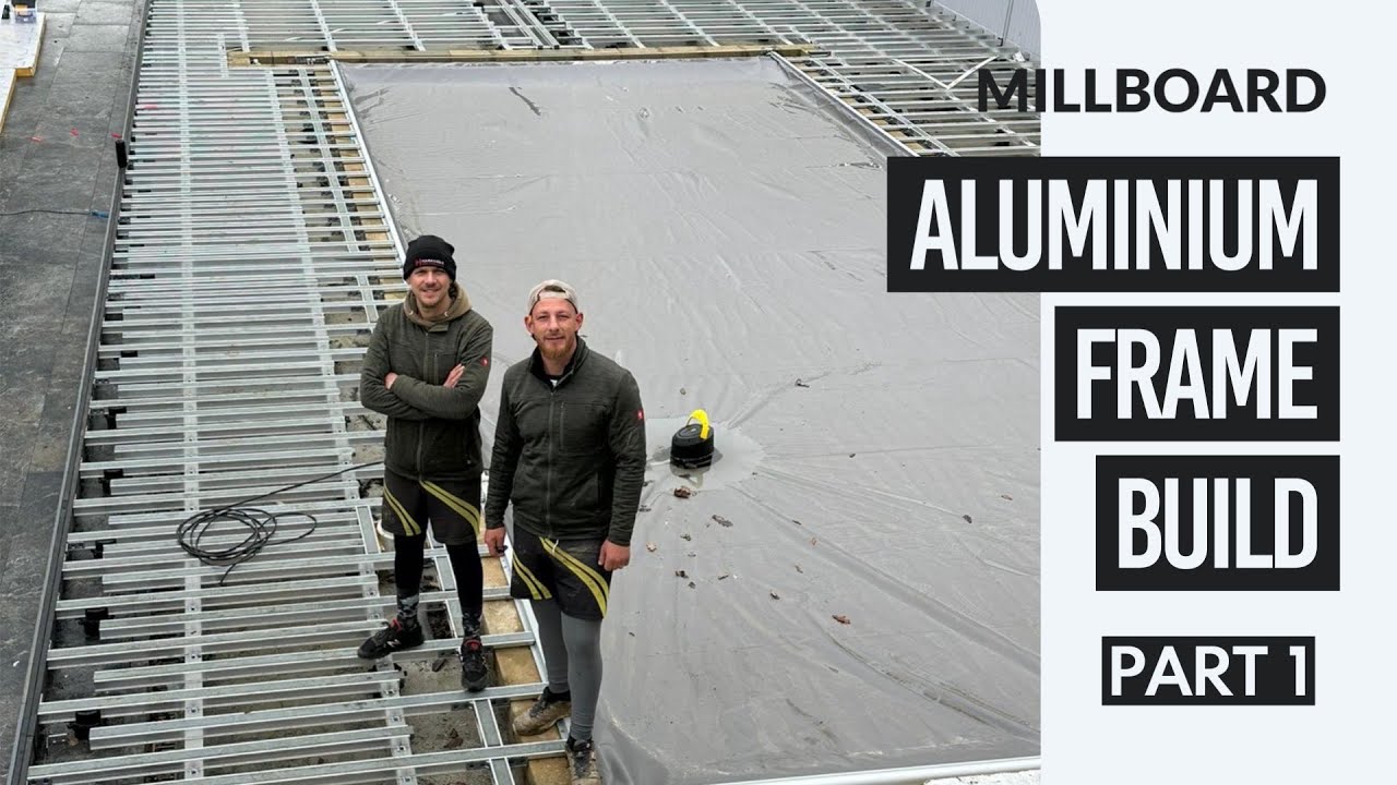 How to Build an Aluminium Decking Frame using Millboard Framing YouTube