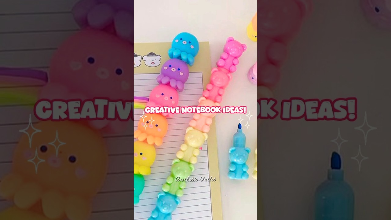 Creative notebook ideas!💙🐞