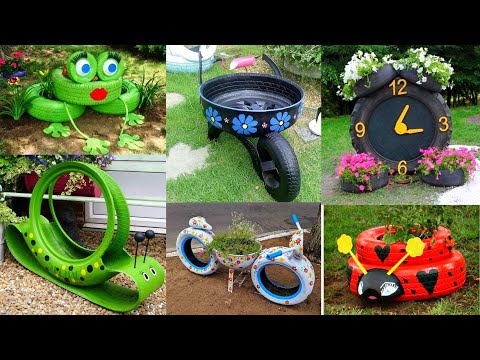 Video: Meșteșuguri pentru anvelope pentru grădină