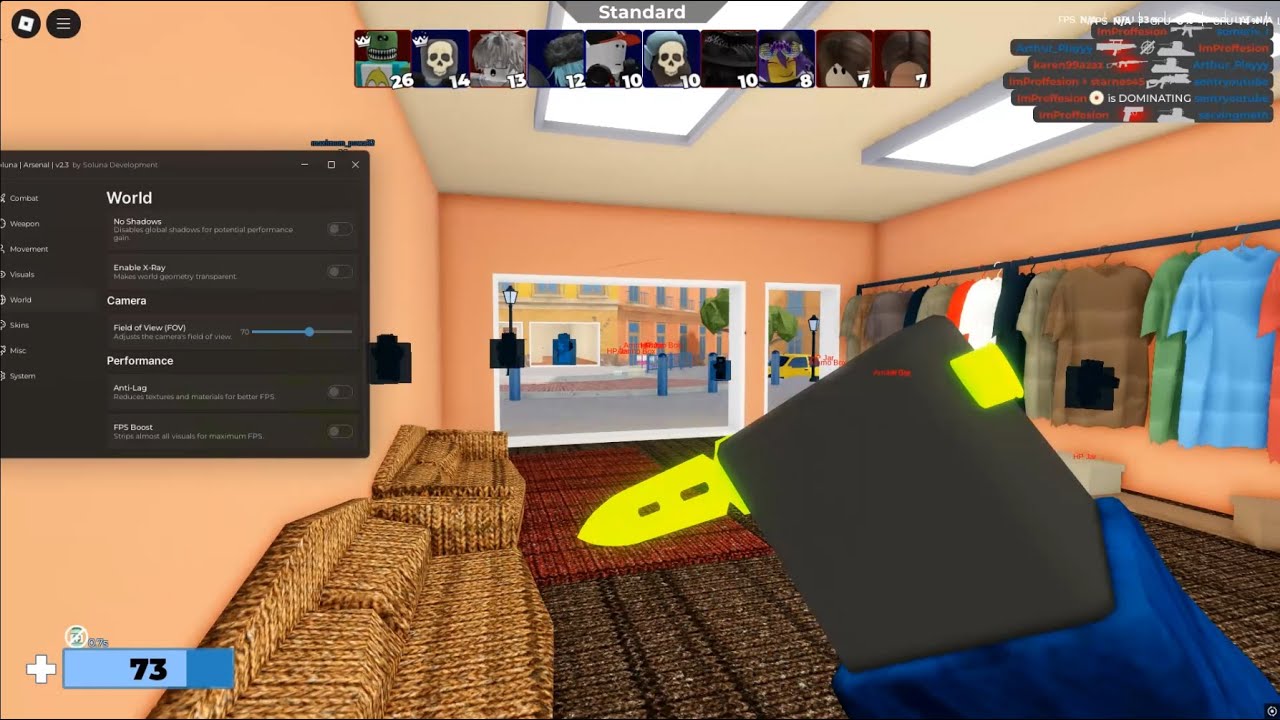 Best Roblox Arsenal Universal script pastebin 2025 | Aimbot,TriggerBot ...