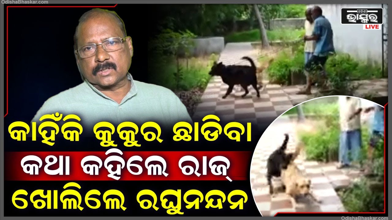 କଣ ପାଇଁ ମହିଳା ସାମ୍ବାଦିକଙ୍କ ଉପରକୁ କୁକୁର ଛାଡିବା କଥାକହିଲେ ..ରାଜ୍  ଖୋଲିଲେ ରଘୁନନ୍ଦନ