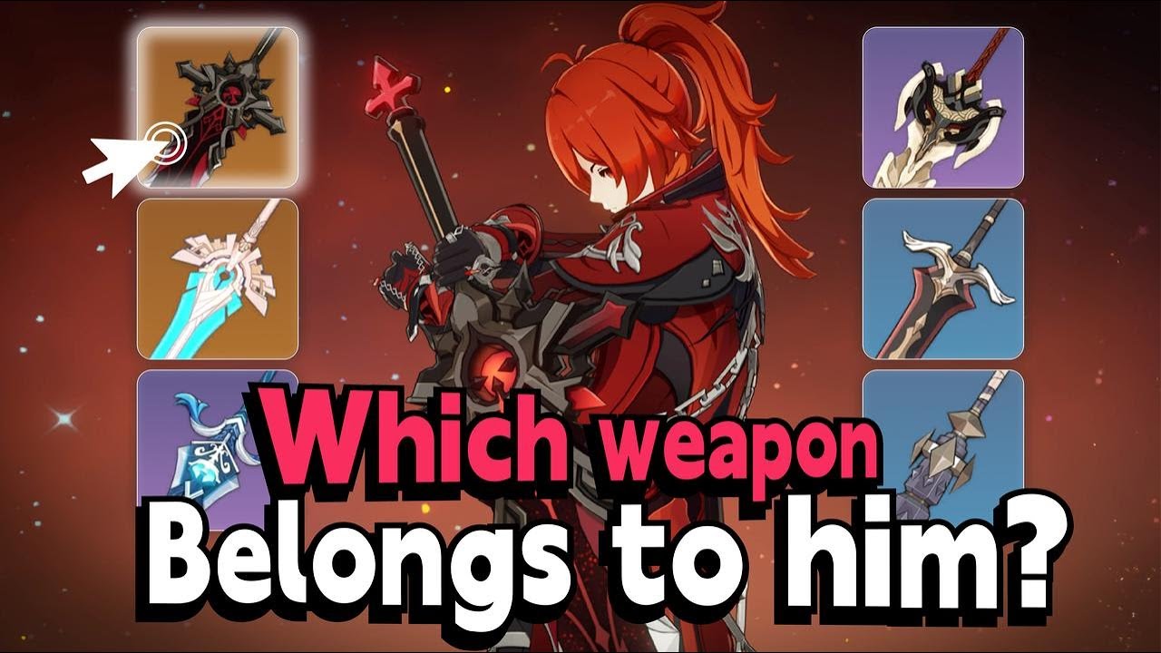 Какое оружие является каноническим для каждого персонажа Genshin Impact?