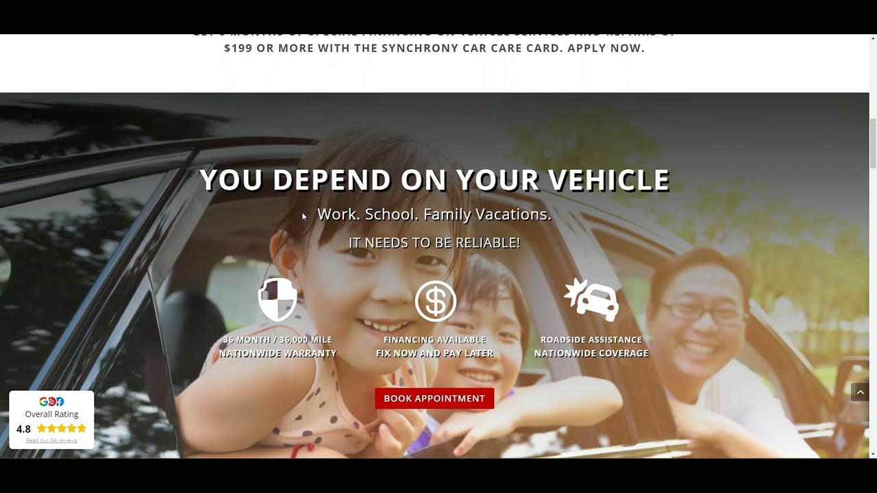 Auto Repair Shop Websites