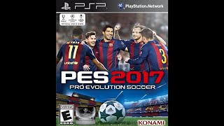 RILIS ! PES 2017 PPSSPP MOD GRASS LURUS REAL FACE, CAMERA PS5, PETER DRURY COMENTARY &amp; GRAPHICS HD !