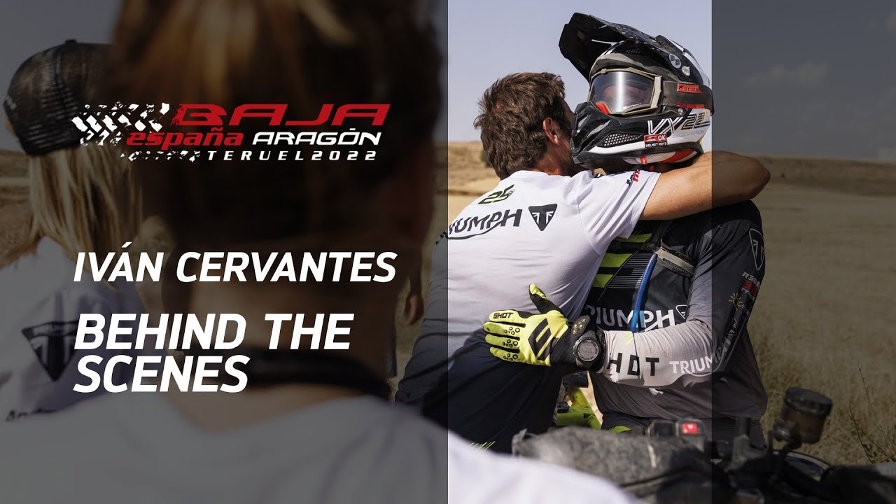 Triumph + Iván Cervantes at Baja Aragón 2022 | Behind the Scenes