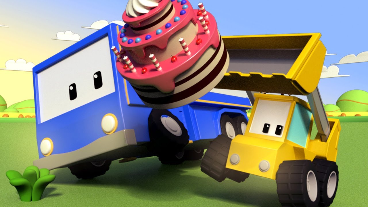 The Party - Learn with Tiny Trucks 👶 Educational Cartoon for Kids - YouTube