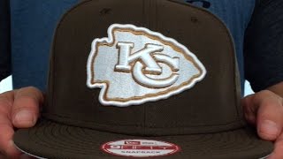 Chiefs 'TEAM-BASIC SNAPBACK' Brown-Wheat Hat by New Era