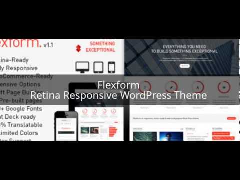 Flexform - Retina Responsive Multi-Purpose WordPress Theme Download
