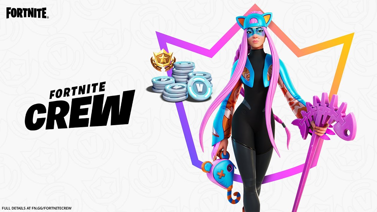 From the catwalk to the Island, Alli struts with style into the Fortnite Crew in April
