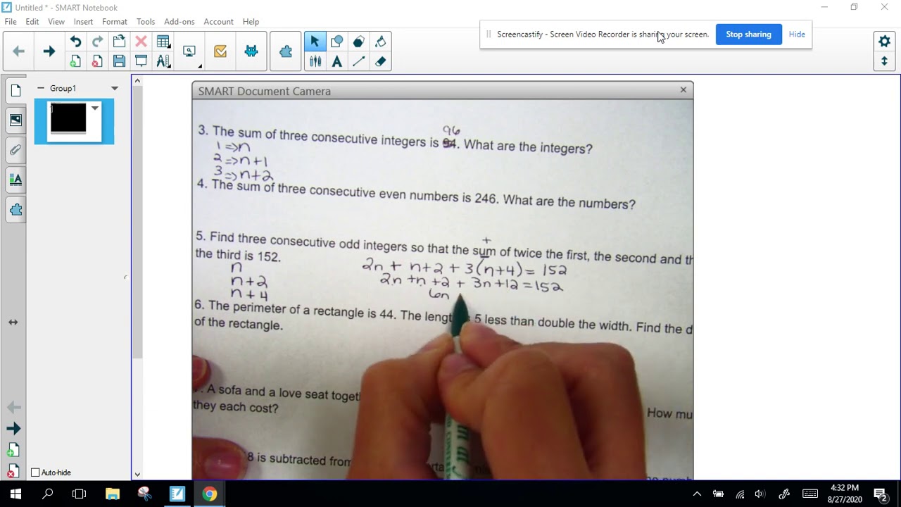 LE Word Problems Part 2 - YouTube