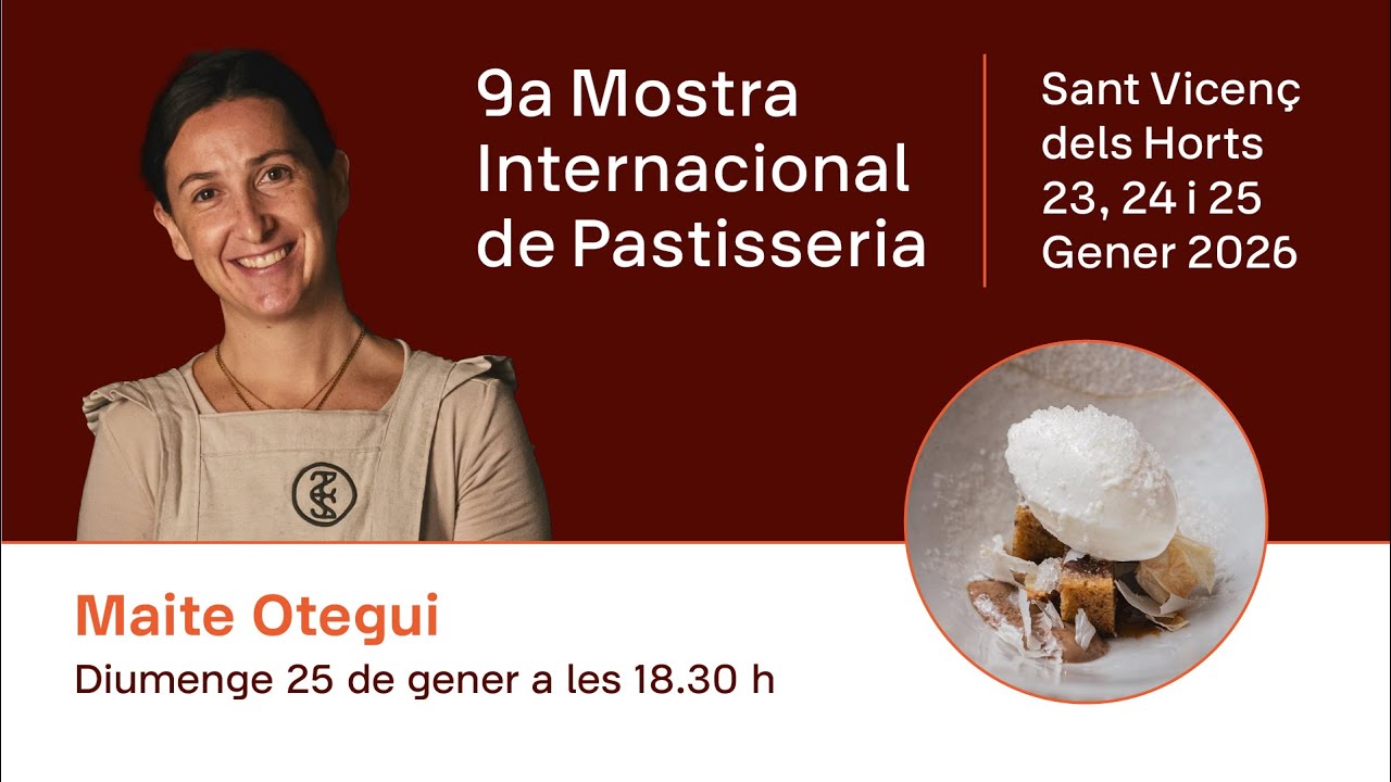 Recepta Maite Otegui, 9a Mostra Internacional de Pastisseria