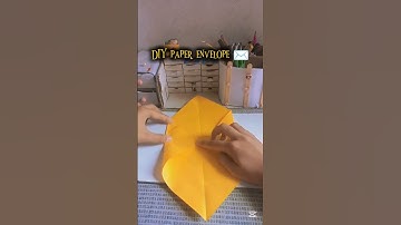 DIY with paper 💐|paper envelope #diy#YouTube shorts