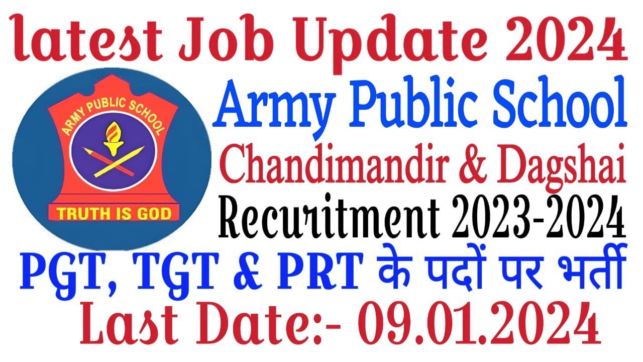 Latest Job Updates 2023 24 Army Public School Chandimandir Dagshai latest-job-updates-2023-24-army-public-school-chandimandir-dagshai