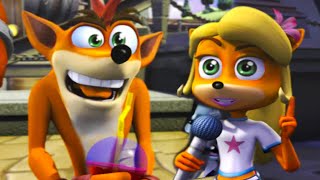 Crash Tag Team Racing - Tomb Town Gameplay 4K